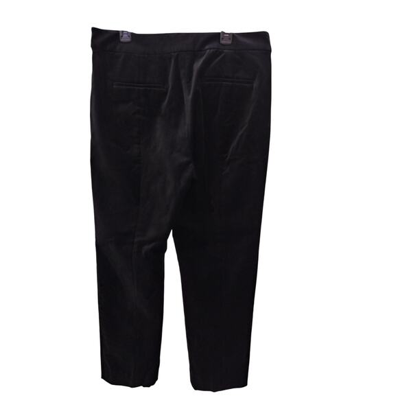 NWT J.Crew Kate Pant In Italian Ora Tessuti Velvet Black 6 - Picture 5 of 10